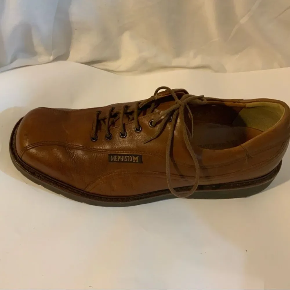 Mens Mephisto Abel Air Relax Goodyear Welt Derby Leather Walking Shoes Size 10